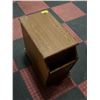 Image 2 : WOODEN END TABLE MAGAZINE RACK