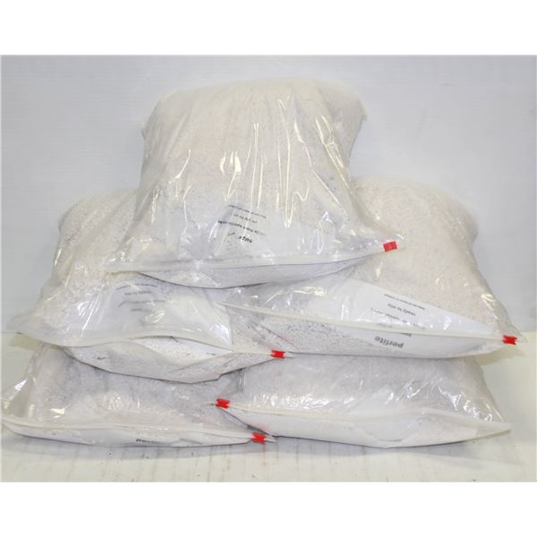 5 BAG LOT OF PERLITE