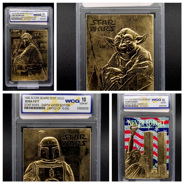 FEATURED GOLD FOIL COLLECTOR CARDS