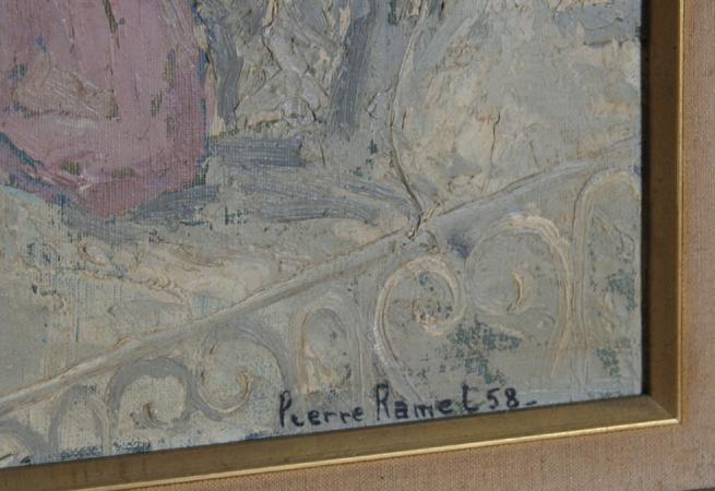 Pierre Ramel, Mother and Sleeping Child, Painting