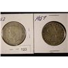 Image 1 : 1952 & 1957 CANADA SILVER 50 CENT PIECES