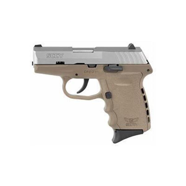 SCCY CPX-2 9MM 3.1" 10RD SATIN/FDE