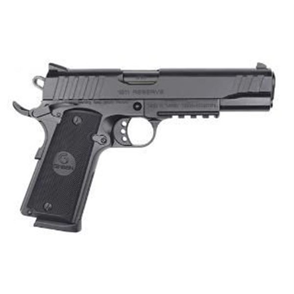 EAA GIRSAN MC1911S 45ACP 5  RESERVE BLK GRIPS