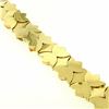 Image 9 : RARE Antique 14K Yellow Gold Multi Gemstone Wide Florentine Slide Charm Bracelet