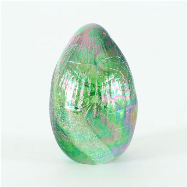 Dichroic Egg - Terra by Glass Eye Studio by Glass Eye Studio