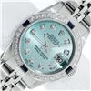 Image 1 : Rolex Ladies Stainless Steel Ice Blue Diamond 26MM Oyster Perpetaul Datejust Wit