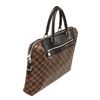 Image 2 : Louis Vuitton Brown Damier Canvas Leather Porte Documents Jour Bag