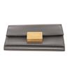 Image 4 : Yves Saint Laurent Grey Smooth Leather Tab Wallet