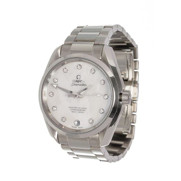 Omega Silver Seamaster Watch