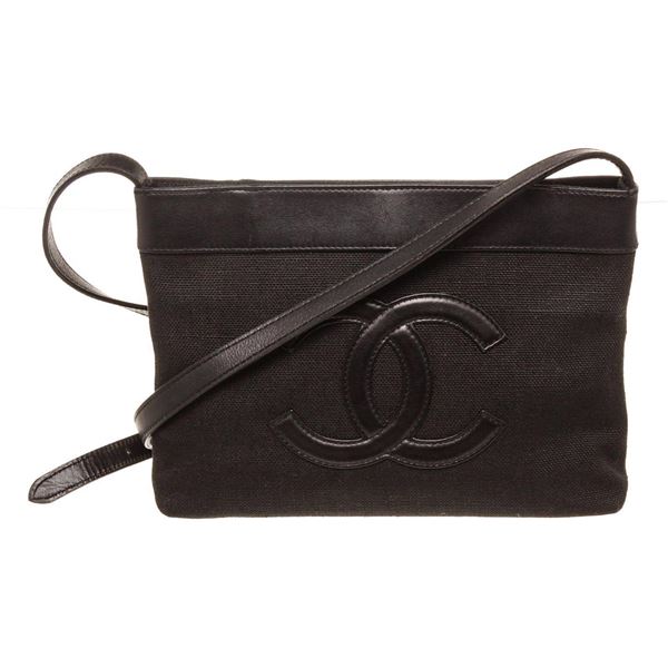 Chanel Black Leather Shoulder Bag