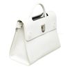 Image 2 : Christian Dior White Leather Flap Handbag
