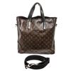 Image 1 : Louis Vuitton Brown Monogram Macassar Davis Tote Bag