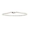 Image 1 : 2.85 ctw Round Brilliant Cut Diamond Tennis Bracelet - 14KT White Gold