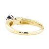 Image 3 : 0.98 ctw Blue Sapphire and Diamond Ring - 14KT Yellow Gold