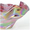 Image 2 : Mini Wave Bowl (Red Rainbow Twist) by Glass Eye Studio by Glass Eye Studio