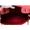 Image 2 : Hermes Red Leather Birkin 35cm Satchel Bag