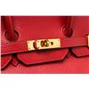 Image 5 : Hermes Red Leather Birkin 35cm Satchel Bag