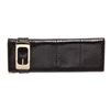 Image 1 : Gucci Black Snakeskin Romy Long Clutch
