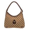 Image 1 : Gucci Brown Canvas D Ring Shoulder Bag