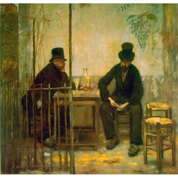 Raffaelli - Absinthe Drinkers