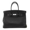 Image 1 : Hermes Black Leather Birkin 35cm Satchel Bag