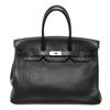 Image 6 : Hermes Black Leather Birkin 35cm Satchel Bag