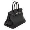 Image 8 : Hermes Black Leather Birkin 35cm Satchel Bag