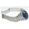 Image 7 : Rolex Stainless Steel Blue String Diamond 36MM Oyster Perpetual Datejust Wristwa