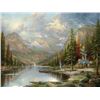 Image 1 : Mountain Majesty by Thomas Kinkade