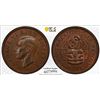 Image 1 : NEW ZEALAND: AE ½ penny, 1942, PCGS MS63 BN