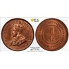 Image 1 : STRAITS SETTLEMENTS: AE ¼ cent, 1916, PCGS MS64 RD