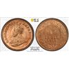 Image 1 : BRITISH INDIA: AE ½ pice, 1919(c), PCGS MS65 RB