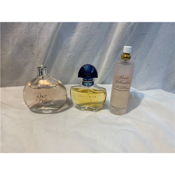 Assorted perfumes open