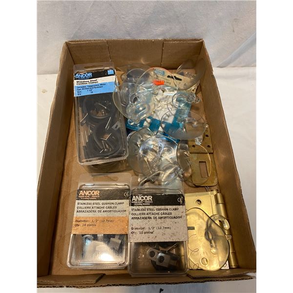 Hinges and cushion clamps