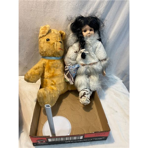 Doll and stuffie