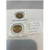 Image 1 : Two Canada uncirculated Olympic loonies