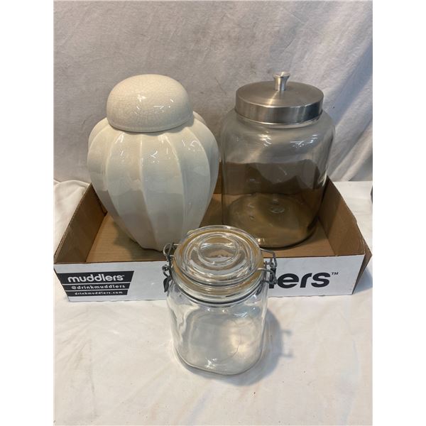 Lidded jars