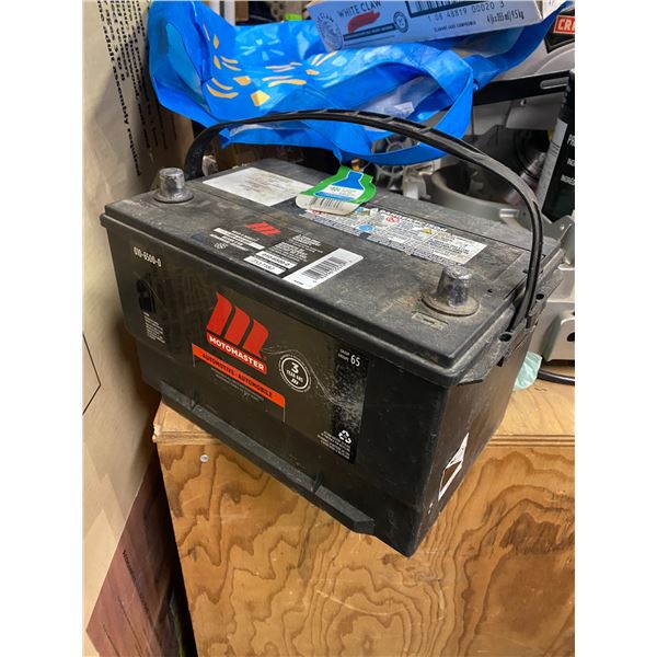 Motomaster battery not tested