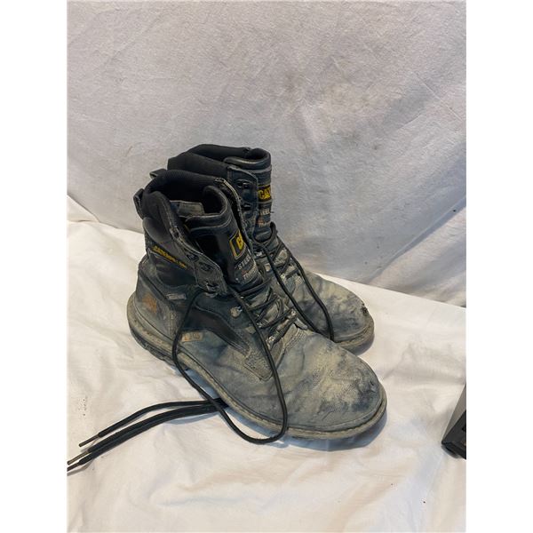 Caterpillar steel toed boots size 12