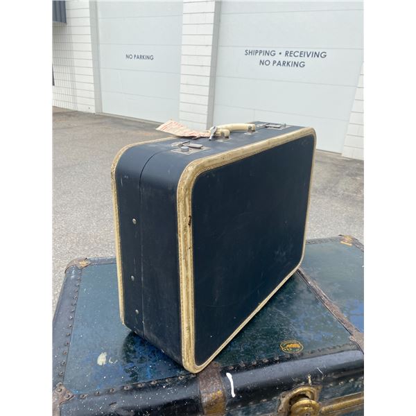 Vintage suitcase with key