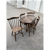 Image 1 : Drop leaf table and 4 chairs