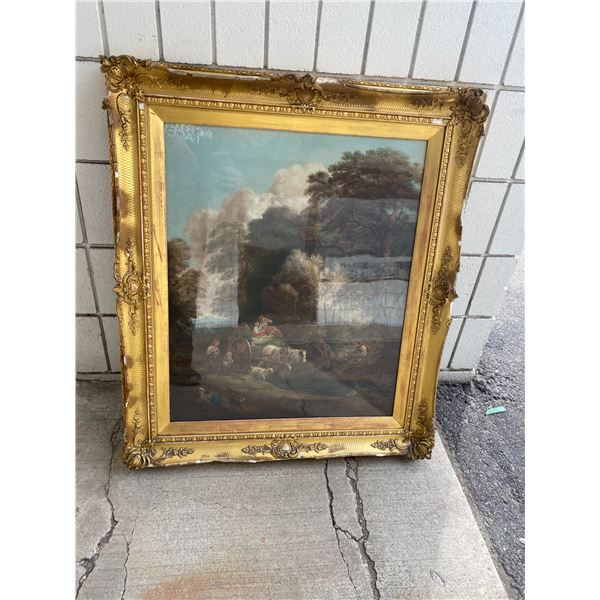 The Market Cart original painting by Thomas Gainsbotough? 30x35"