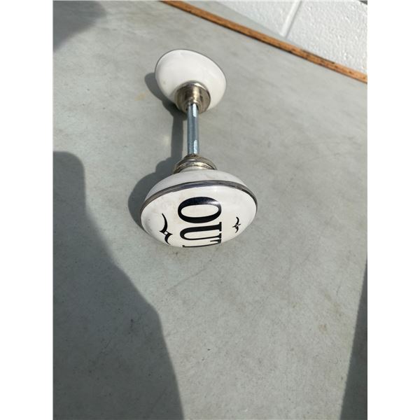 In out door knob