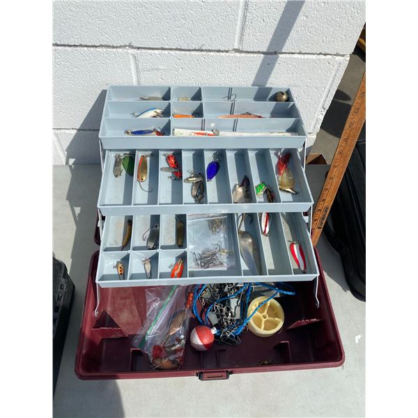 Tackle box and contents latch broken