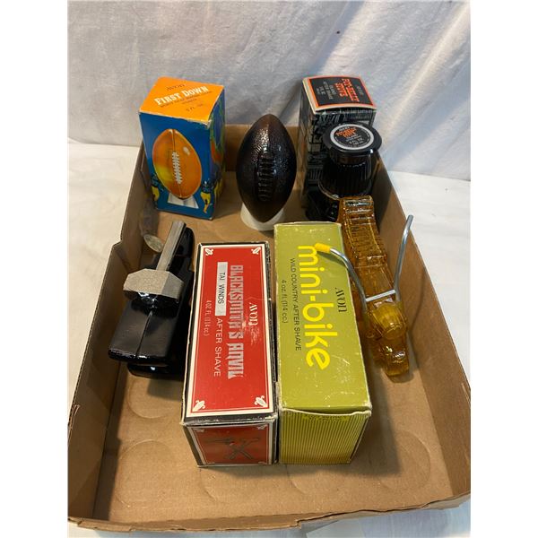 Assorted Avon collectibles