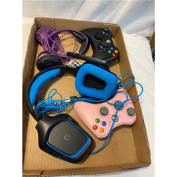 Controllers and headphones