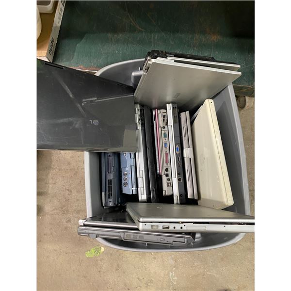 Assorted laptops for parts