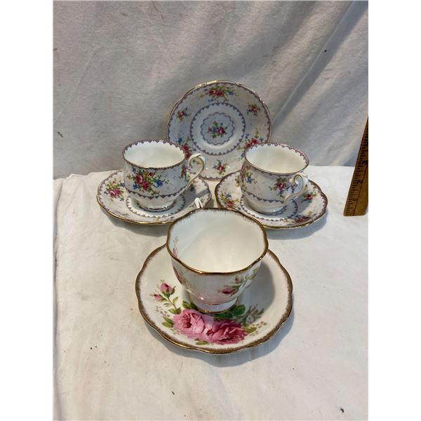 Tea cups and saucers