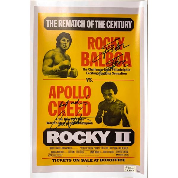 Autograph Rocky 2 Poster