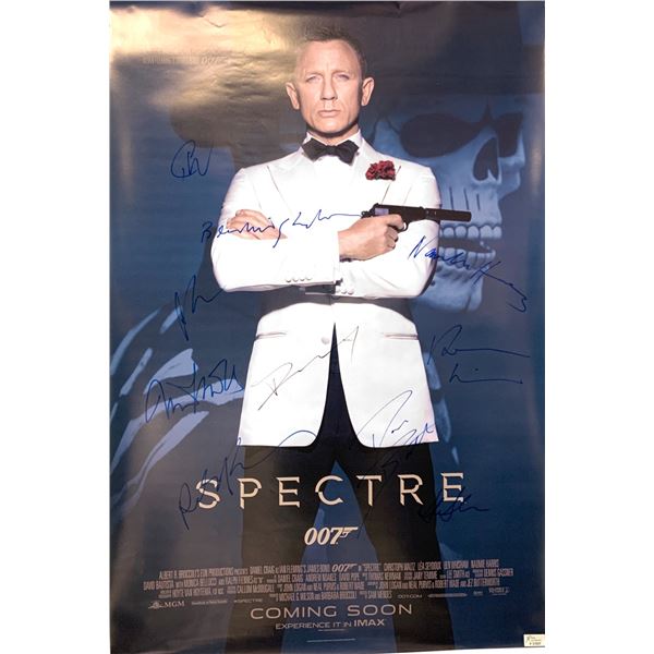 Autographed 007 Spetre Poster